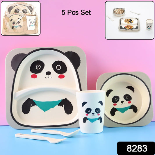 Panda-Themed Childrenβs Dinner Set