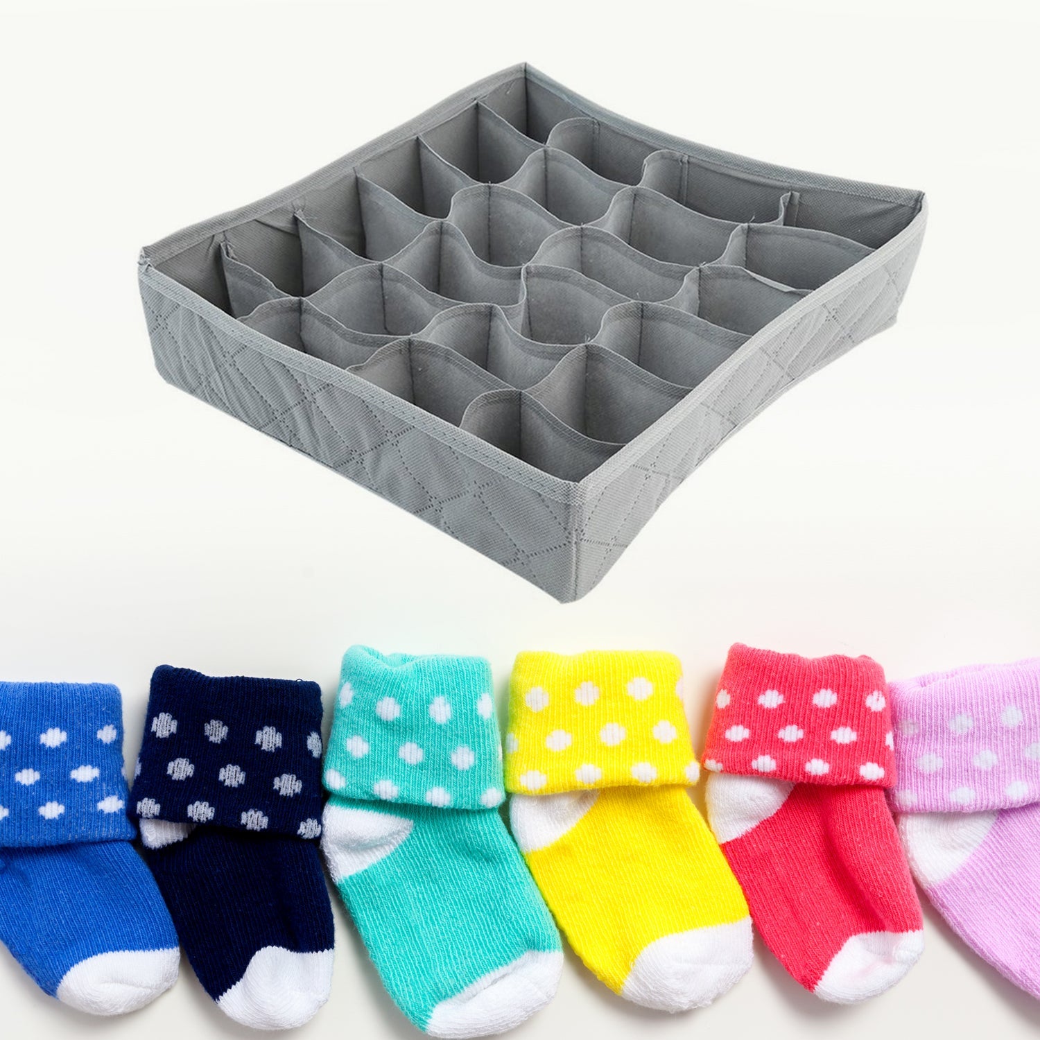 Lightweight folding storage box for Smart Shopy.